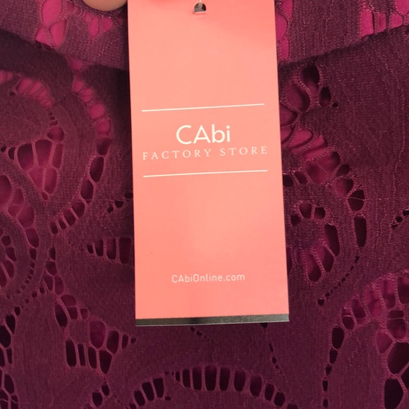 NWT CAbi Plumberry Blazer size 6 - Picture 8 of 8